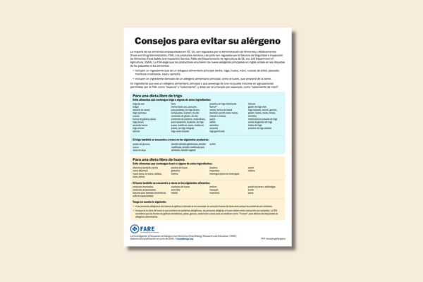 Tips for Avoiding your allergen preview